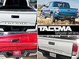 Toyota Tacoma 2016 2017 Rear Tailgate Letter Insert Not Decals - Black
