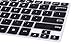 2PCS Keyboard Cover for ASUS UX301LA UX302LG UX303LA UX303LB UX303LN UX303UA UX303UB UX305 UX305CA UX305FA UX305LA UX306UA UX330CA UX330UA UX42 Q302LA Q302UA Q304UA Q324UA, Black&Clear