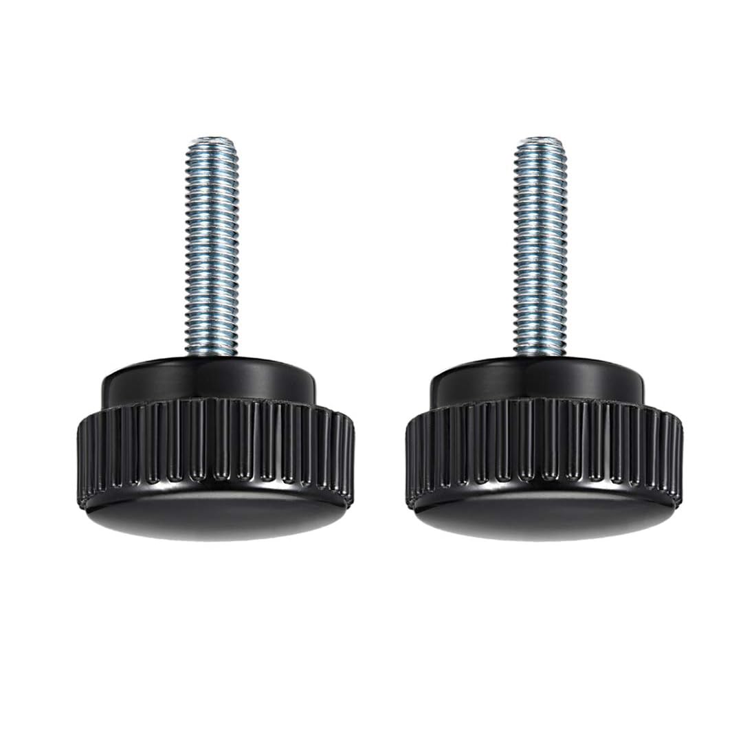 MACHSWON Knurled Clamping Knobs Saw Drill Press Lathe and Routing Jigs Packaging Machinery Printing Equipment Hand Clamping Handle Bolt Hand Knob Screw Replacement Parts M8 x 25mm 2pcs — image 1