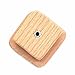 WEICHUAN 10PCS Square Unfinished Wood Drawer Knobs Pulls Handles - Cabinet Furniture Drawer Knobs Pulls Handles (Length and Width: 1-3/4 Inches Height: 3/4 Inch)