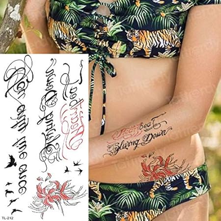 4 Pz Tatuaggio Manica Donna Tatuaggi Temporanei Adesivi Corpo Tatuaggi Anime Gufo Unicorno Acchiappasogni Tatuaggio Acqua Finta Bambini Tigre Tatuaggio Tl212 Amazon It Bellezza