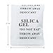 LotFancy Silica Gel Packets, 5 Gram 60 Packs Rechargeable Desiccant Dehumidifiers Packets, Moisture Absorber Drying Bag with Orange Indicator, Non-Toxic, Odorless