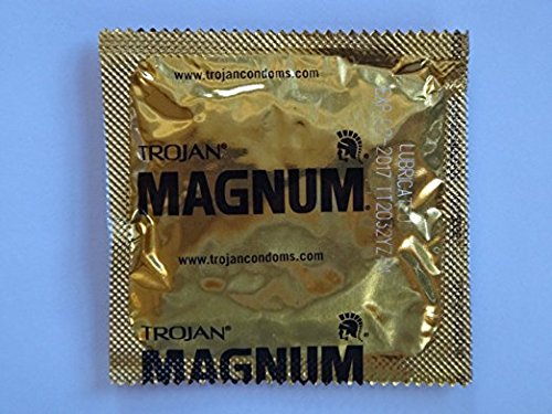 Trojan Magnum Premium Large Lubricated Latex Condoms Bulk Packaging - Pack of 36