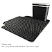 Carbage Can Floor Mat Clip and Bag Securement Band