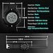 Mens Watch, Outdoor Sport Watches for men Military Waterproof LED Electronic Wristwatch Back Light 50M Water Resistant Stopwatch Alarm - Black