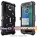 Moto G5S Plus Case, COVRWARE [Aegis Series] w/Built-in [Screen Protector] Heavy Duty Full-Body Rugged Holster Armor Case [Belt Swivel Clip][Kickstand] for Moto G5S Plus, Black