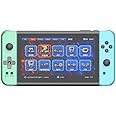 Cawevon Powkiddy X70 HD Retro Handheld Game Console 7 inch Joystick FC Arcade Simulator Two-Player Battle (64G, Green)