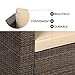 SUNCROWN Outdoor Chaise Lounge Patio Lounge Chair with 9FT Patio Umbrella - 81