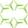 DJI FPV Drone 5328 Propellers 3-Blades Props Low Noise Quick-Release Upgrade Replacement Accessories (8pcs - 4CW 4CCW, Green)