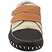Orgrimmar Baby Boys Girls First Walkers Soft Sole Leather Baby Shoes (Size L, Beige and Orange