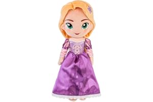 Disney Store Official Princess Plush Doll, Rapunzel from Tangled, Medium 14 Inches, Soft Plushy with Embroidered Features, Princess Toys for Girls, Disney Dolls, Stuffed Animals for Girls