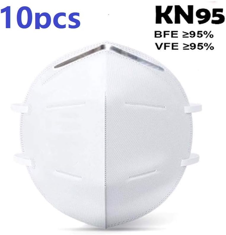 10PCS Disposable Face M.a.s.k, Dustproof Má.scara ᴋɴ.9.5 Ʀespirator Breathable Indoor Outdoor Facial M.a.s.k Mouth Cover for Sports Cycling Hiking Running - Anti-pollu-tion Anti-fog Anti-particle