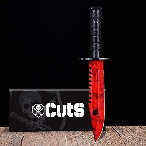 CutS Knives Real M9 Bayonet Knives with Sharp Blade from CS:GO for Collection