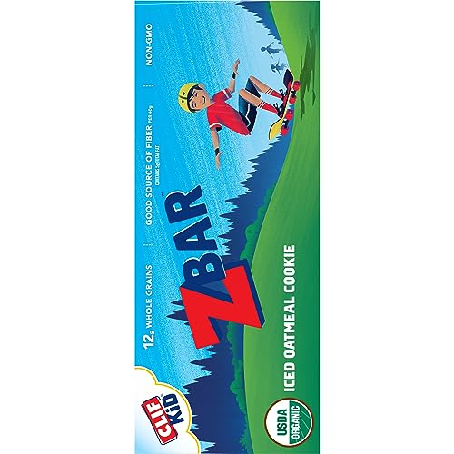 ZBAR – ICED OATMEAL COOKIE – SOFT-BAKED ENERGY SNACK BARS – NON-GMO – 12G WHOLE GRAINS – USDA ORGANIC GRANOLA BARS (18 PACK)