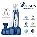 Nose Hair Trimmer for Men Women – MIYO 2019 Professional Nose, Ear, Eyebrow Hair Trimmer Clipper, Waterproof Stainless Steel Blade, 3 in1 with Great Gift, Battery-Operated, Blue