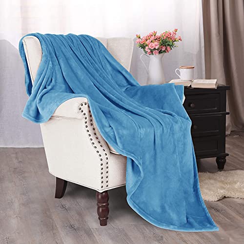 Exclusivo Mezcla Extra Large Fleece Throw Blanket for Couch, Sofa and
