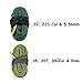 FUNANASUN ch-leash01 Bore Cleaner Snake AR Rifle Shotgun Gun Cleaning Kit for 9mm 5.56mm .223 .22 .308 12Ga (Choose More Calibers), 2 Piece