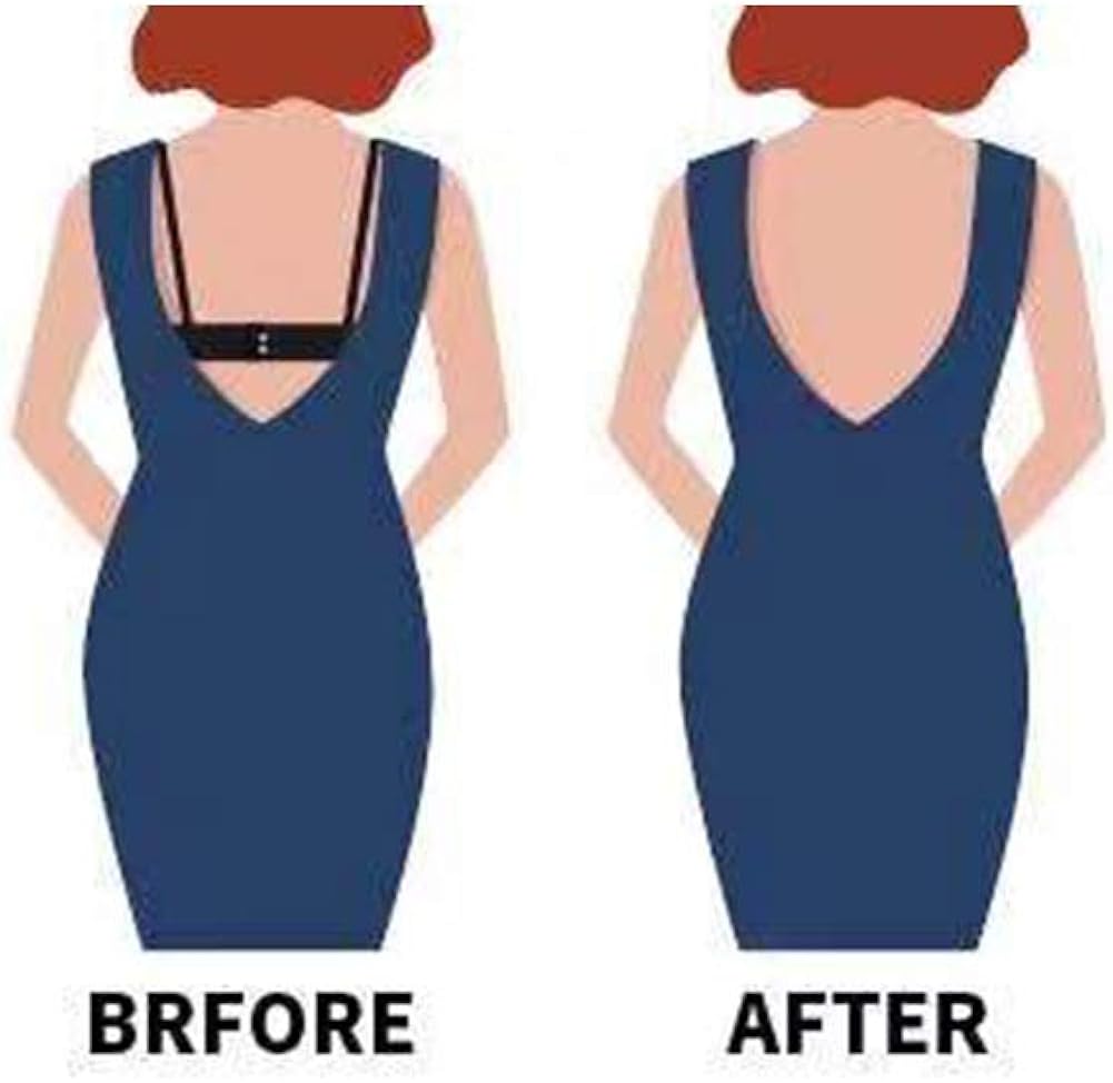 Low Back Bra Converter Adjustable Strap Extender for Backless Dress