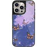 CASETiFY Glaze iPhone 15 Pro Max Case [Glossy Finish/Compatible with Magsafe / 4.9 ft. 1X Military Grade Drop Protection] - Chrome Cherry - Black