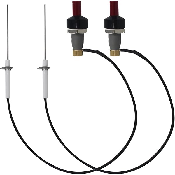 MENSI 2 Sets Indoor Room Space Heater Piezo Igniter Furnace Replacement  Push Button Buzzer Ignitor with 400mm Wire - Amazon.com