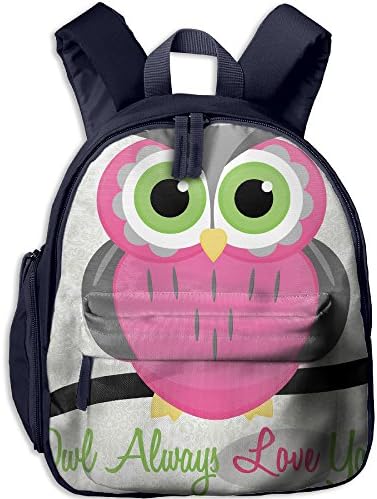 LYQ Harbour Kids School Bags Owl Always Love You Backpacks Outdoor Bags