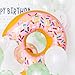 foci cozi,58PCS Donut Birthday Party Set Decorations Kit-Donut Grow Up Banner Mylar Foil,Latex Balloons Cupcake,Cake DIY Toppers for Donut Birthday Party Decorations.