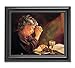 Gratitude Old Lady Praying At Dinner Table Daily Bread Woman Religious Wall Picture Framed Art Print