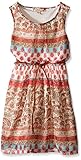 Speechless Big Girls' Dress Knee Length Slv Less Round Neck