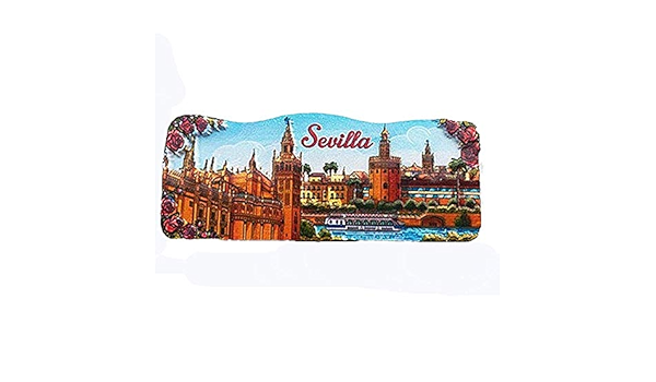 Sevilla España - Imán 3D para nevera con diseño de Sevilla ...