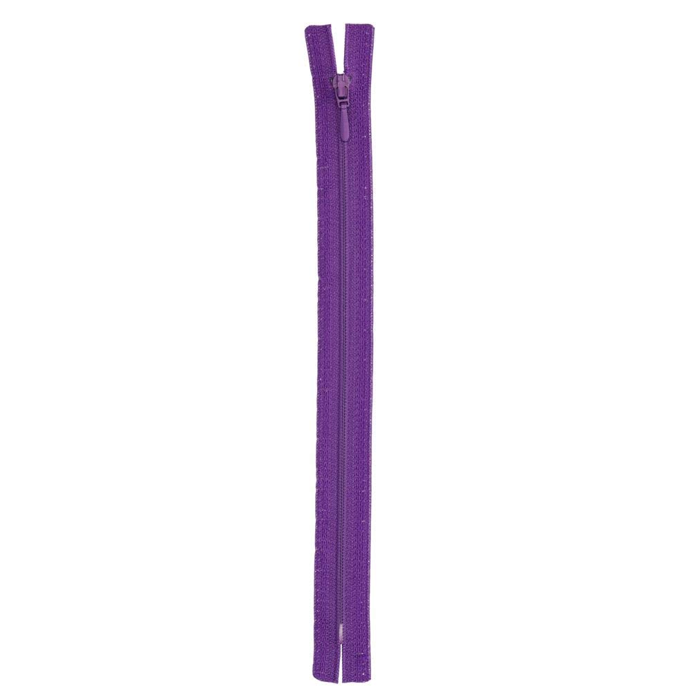 Opti Zip Fastening, 100% Polyester, 00183 Purple, 40 cm