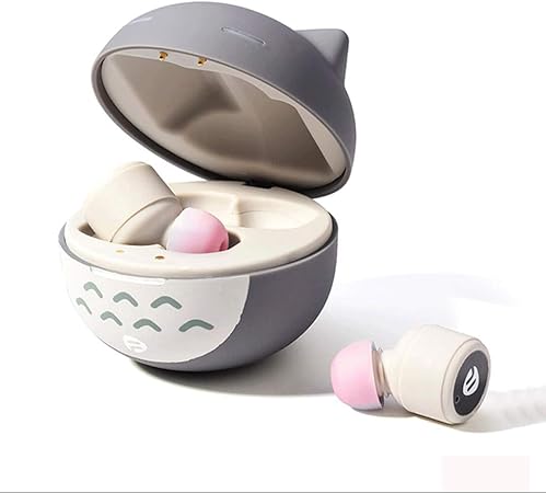 Amazon Guo ガールズかわいい猫のイヤホンワイヤレス充電ヘッドフォンタンブラーのデザインクールな楽しみ快適な着心地ハイフィデリティの音質 A 色 Gray 5 0 イヤホン ヘッドホン本体