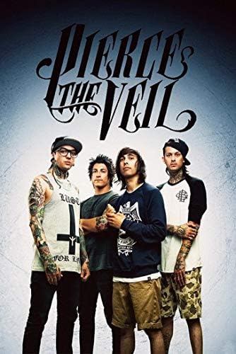 KPSheng Pierce The Veil-Post Hardcore Band Fabric Cloth Rolled Wall Poster Print - Size: (20 x 13)