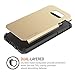 Trianium Galaxy S7 Edge Case, [Protak Series] Ultra Protective Dual Layer TPU Bumper + Hard Polycarbonate Back Plate Heavy Duty Cover + Shock Absorbing for Samsung Galaxy S7 Edge [Champagne Gold]