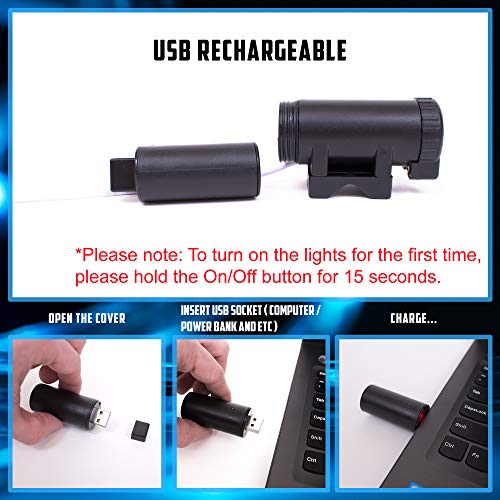 Bright Spokes Premium LED Bike Wheel Lights 7 Colors in 1 USB