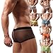 DDA Men Fashion Sexy See Through Mesh Boxers Shorts Briefs Underpants Underwear