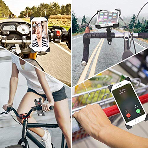 DXK Fahrrad Handyhalterung, 360 ° Drehung Universal verstellbare Halterung für Fahrrad, Motorrad, Motorrad, Moped… – Bild 7