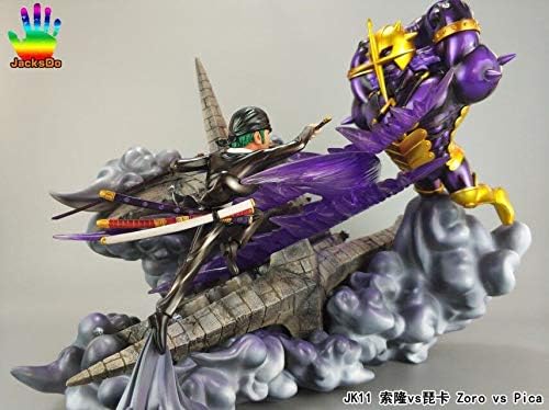 Amazon 交渉あり Jk Studio ワンピース フィギュア ゾロvsピーカ 海外完成品 高33cm 検索用 リペイント改造 一品物 Pop P O P 303 フィギュア ドール 通販