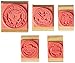 READY 2 LEARN Coin Stamps - Tails - Set of 5 - Wooden Stamps for Currency, Math and DIY Activities - Use for Flashcards, Worksheets, Cards, Albums and Scrapbooks