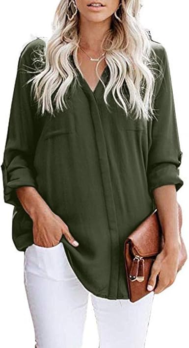 blusas de botones para dama 2019