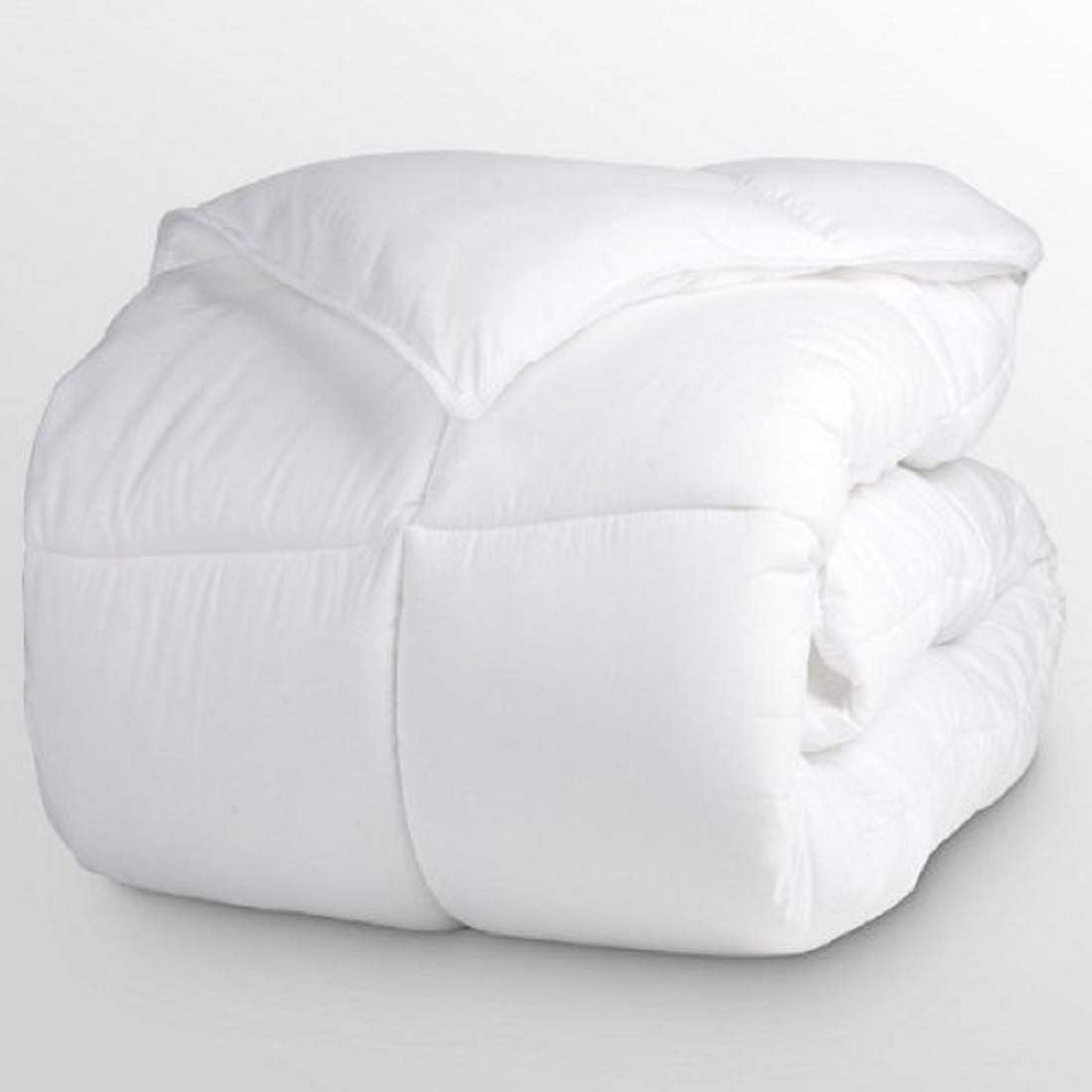 Royalin Bedding Solid Emperor King Size Warm Comforter || White Down Alternative Comforter, Duvet Insert, Medium Weight for All Season, Fluffy, Warm, Soft & Hypoallergenic