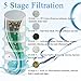 Advanced Shower Filter - 1 Replacement Cartridge + 1 Teflon Tape High Output Universal to Remove Chlorine & Sediments to Purify Water, Chrome Plated Finish (Shower Filter)