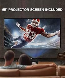 Luby Portable Movie Projector with Free Projector