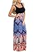 Happy Sailed Women Halter Neck Boho Print Sleeveless Casual Mini Beachwear Dress Sundress (Large, Color 477-14)