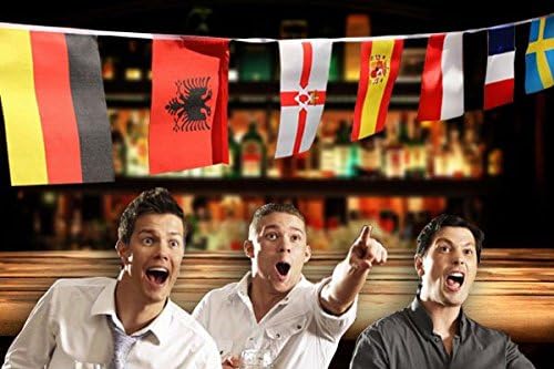 Olympic Game Brazil 2016 LARGE SIZE 24 Nations Bunting Banner Flag String Sports Bar Flags
