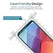 LK 3 Pack Screen Protector Compatible for LG G6, Tempered Glass - Easy Installation - HD Clear, Case Friendly