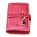 DEEZOMO DKER Women's High Quality PU Leather Credit Card Holder with 26 Card Slots - Size 4.5 X 3.2 X 0.7 Inches - Pink