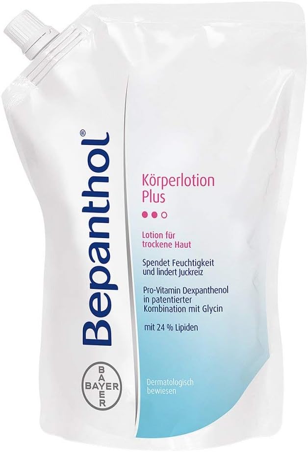 Bepanthol Körperlotion Plus Nachfüllbtl. 400 ml: Amazon.de: Drogerie ...