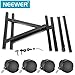 Neewer Heavy Duty Z-Style Keyboard Piano Stand with Swivel Casters in Adjustable Height 25.5-37.5 inches/65-95.5 centimeters and Width 24.4-40.9 inches/62-104 centimeters for Electronic Piano