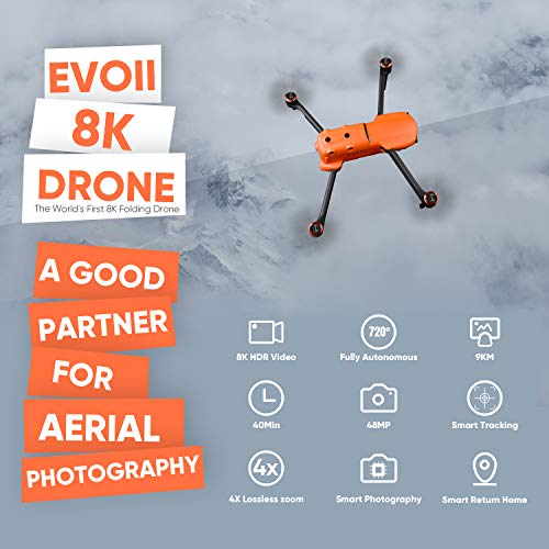 Autel Robotics EVO 2 Drone 8K Camera Folding Quadcopter with Extra 64GB
