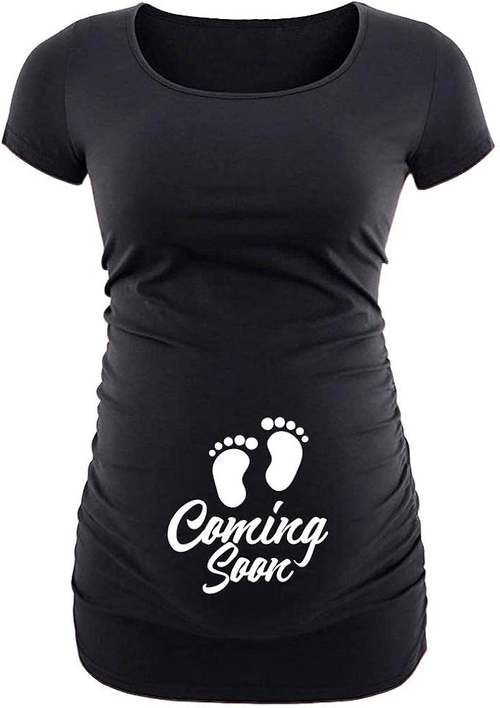 Decrum Maternity Shirts for Women - Funny Pregnancy Shirts for Women